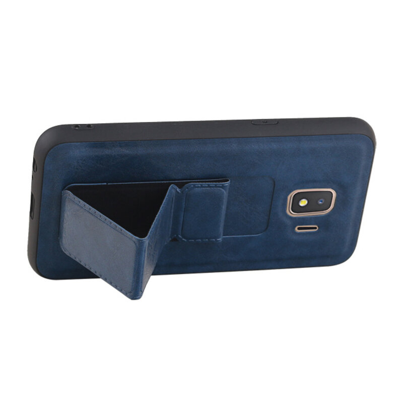 Grip Stand Hardcase Backcover para Samsung Galaxy J2 Core Blue