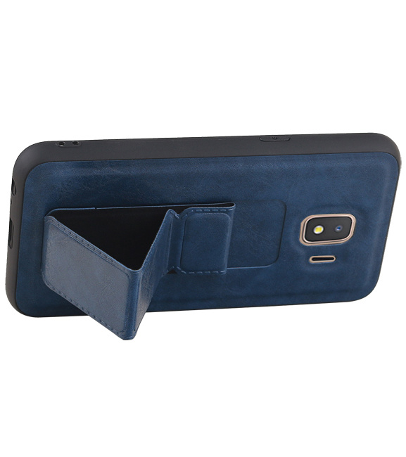 Grip Stand Hardcase Bagcover til Samsung Galaxy J2 Core Blue