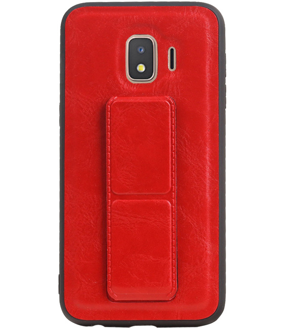 Grip Stand Hardcase Bagcover til Samsung Galaxy J2 Core Red