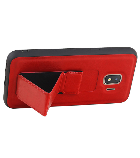 Grip Stand Hardcase Backcover für Samsung Galaxy J2 Core Red
