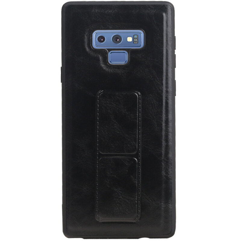 Grip Stand Hardcover Backcover pour Samsung Galaxy Note 9 Noir