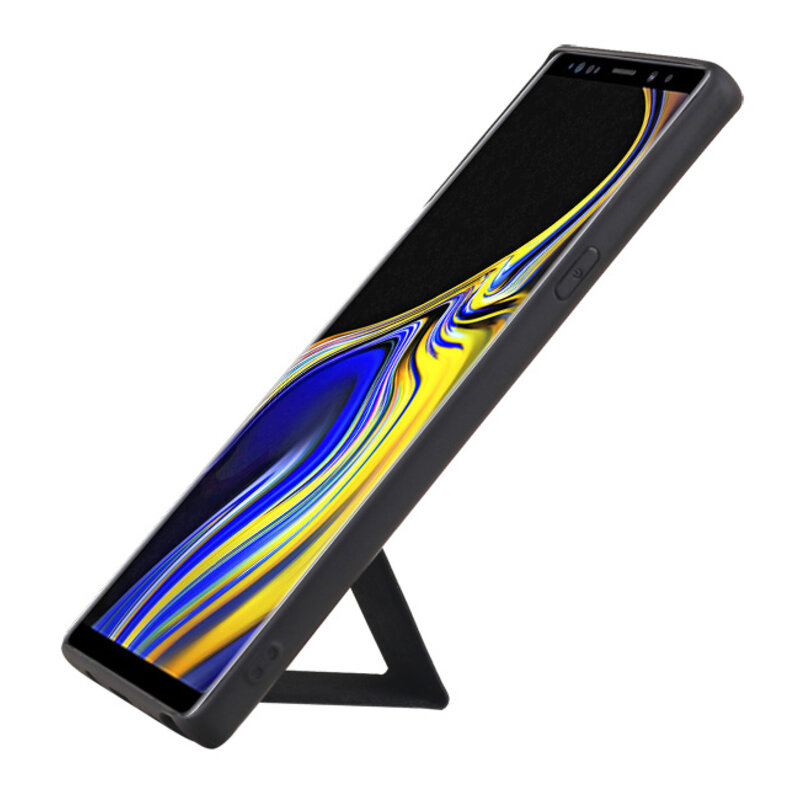 Grip Stand Hardcase Backcover for Samsung Galaxy Note 9 Black