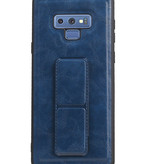 Grip Stand Hardcase Backcover voor Samsung Galaxy Note 9 Blauw