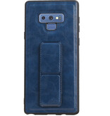 Grip Stand Hardcase Backcover für Samsung Galaxy Note 9 Blue