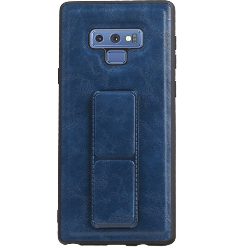 Grip Stand Hardcase Backcover for Samsung Galaxy Note 9 Blue