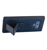 Grip Stand Hardcase Backcover für Samsung Galaxy Note 9 Blue