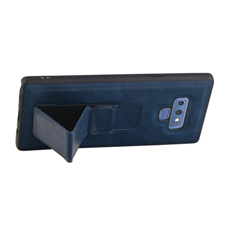 Grip Stand Hardcase Bagcover til Samsung Galaxy Note 9 Blue