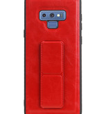 Grip Stand Hardcase Backcover voor Samsung Galaxy Note 9 Rood