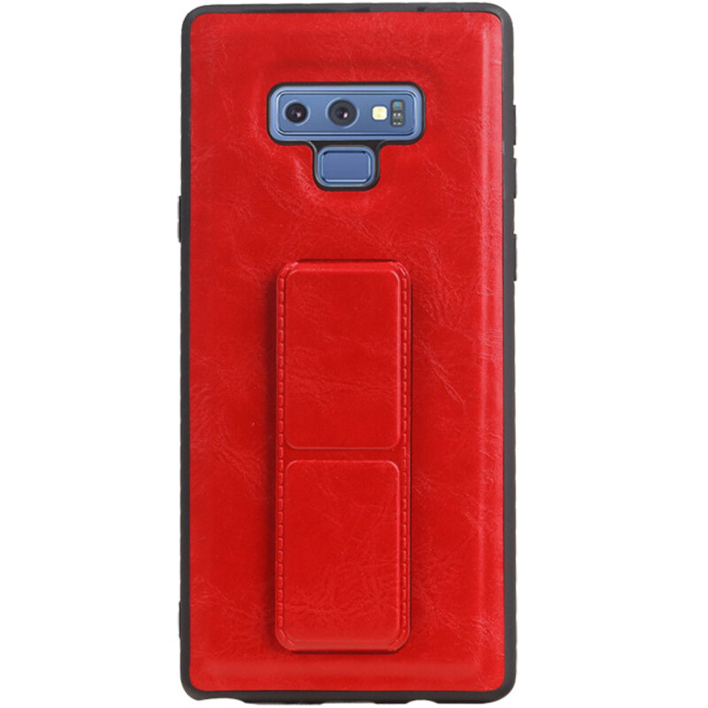 Grip Stand Hardcase Backcover for Samsung Galaxy Note 9 Red