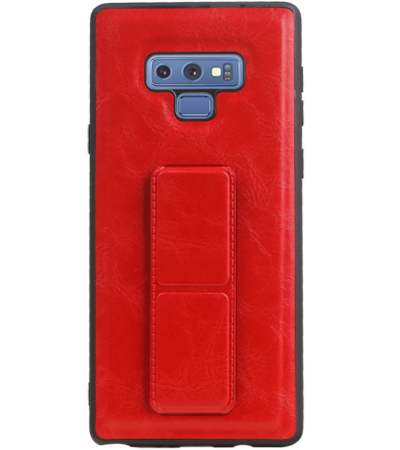 Grip Stand Hardcase Backcover for Samsung Galaxy Note 9 Red