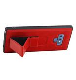 Grip Stand Hardcase Backcover for Samsung Galaxy Note 9 Red