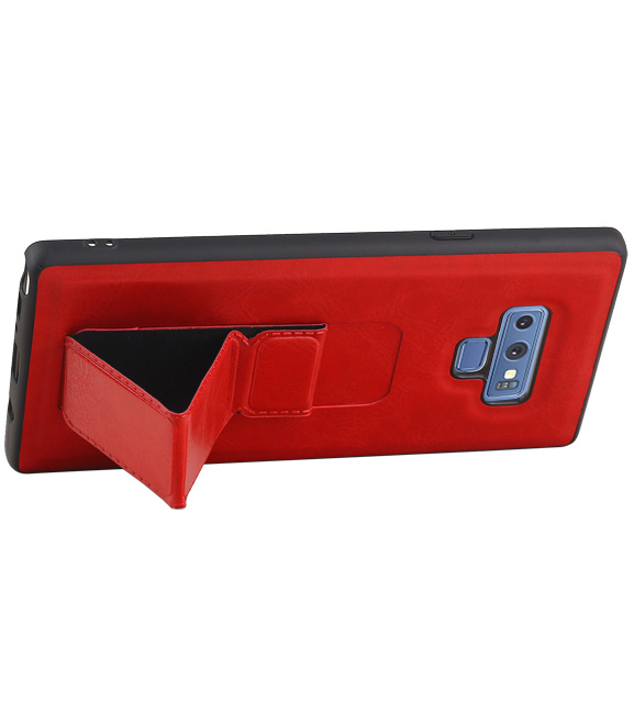 Grip Stand Hardcase Backcover for Samsung Galaxy Note 9 Red