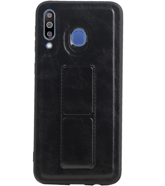 Grip Stand Back Cover rigido per Samsung Galaxy M30 Black