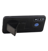 Grip Stand Hardcase Backcover for Samsung Galaxy M30 Black