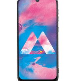 Grip Stand Hardcover Backcover pour Samsung Galaxy M30 Noir