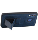 Grip Stand Hardcase Backcover voor Samsung Galaxy M30 Blauw