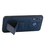 Grip Stand Hardcase Backcover for Samsung Galaxy M30 Blue