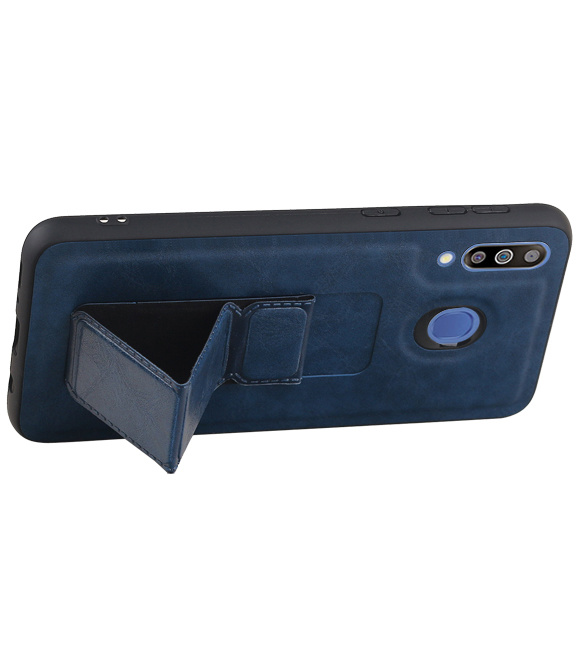 Grip Stand Hardcase Backcover para Samsung Galaxy M30 azul