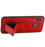 Grip Stand Back Cover rigido per Samsung Galaxy M30 Red