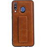 Grip Stand Backcover rigido per Samsung Galaxy M30 Brown