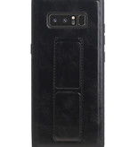 Grip Stand Back Cover rigido per Samsung Galaxy Note 8 Nero
