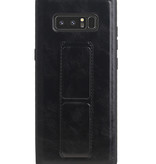 Grip Stand Hardcover Backcover pour Samsung Galaxy Note 8 Noir