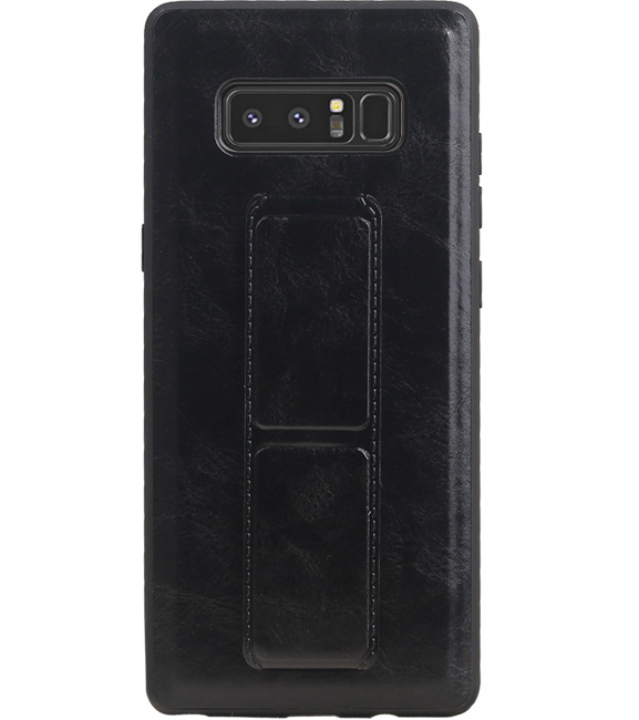 Grip Stand Hardcase Bagcover til Samsung Galaxy Note 8 Black
