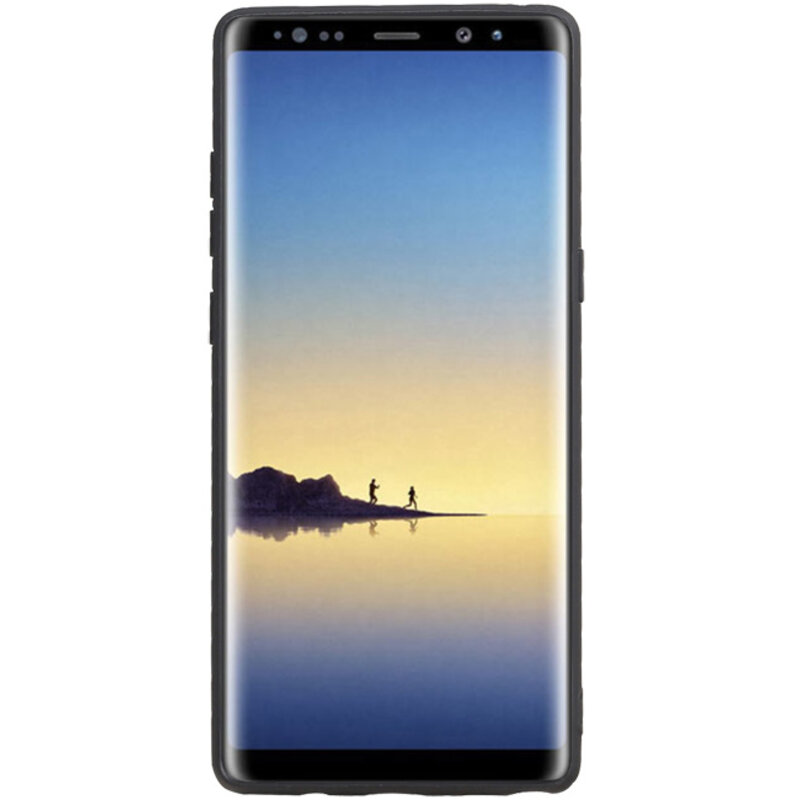 Grip Stand Hardcase Bagcover til Samsung Galaxy Note 8 Black