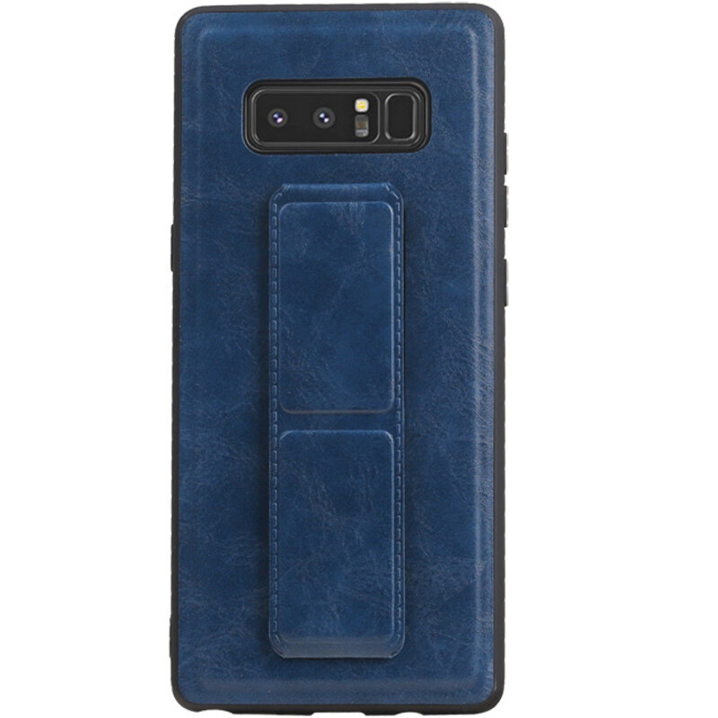Grip Stand Hardcase Backcover für Samsung Galaxy Note 8 Blue