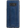 Grip Stand Hardcover Backcover pour Samsung Galaxy Note 8 Bleu