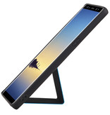 Grip Stand Hardcover Backcover pour Samsung Galaxy Note 8 Bleu