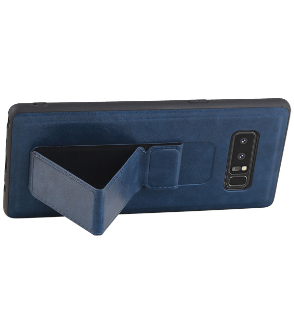 Grip Stand Hardcover Backcover pour Samsung Galaxy Note 8 Bleu