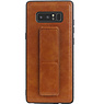 Grip Stand Backcover rigida per Samsung Galaxy Note 8 Brown