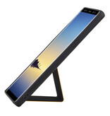 Grip Stand Hardcase Backcover for Samsung Galaxy Note 8 Brown