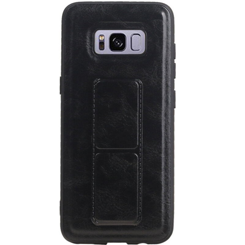 Grip Stand Hardcase Backcover para Samsung Galaxy S8 negro