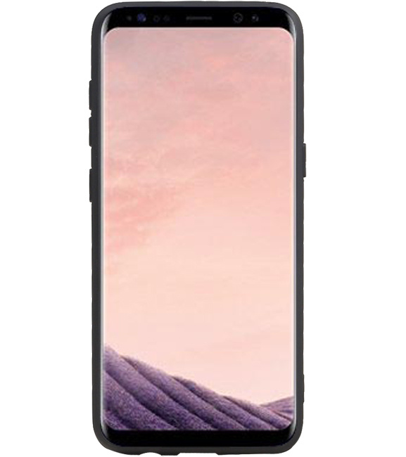 Grip Stand Hardcase Backcover para Samsung Galaxy S8 negro