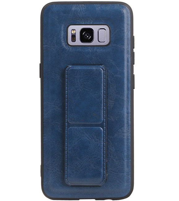 Grip Stand Hardcase Backcover para Samsung Galaxy S8 Blue