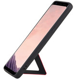 Grip Stand Hardcase Backcover für Samsung Galaxy S8 Red