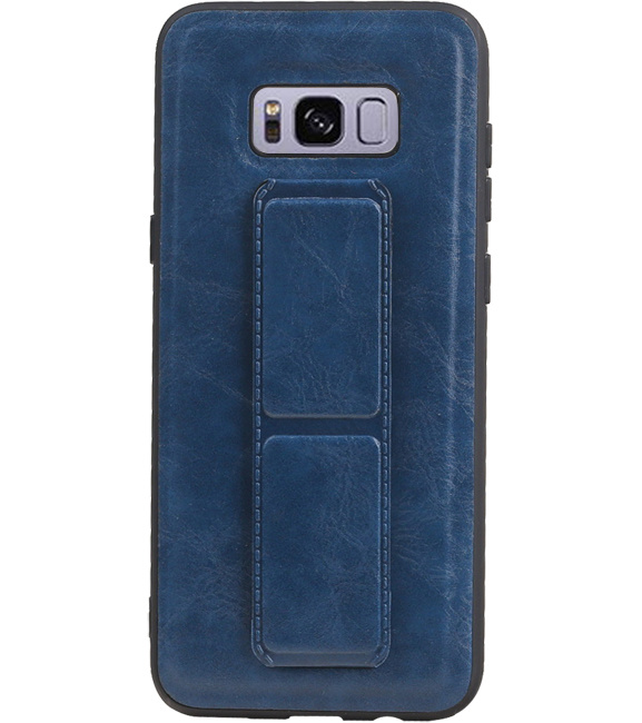 Grip Stand Hardcase Backcover for Samsung Galaxy S8 Plus Blue