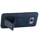 Grip Stand Hardcase Backcover para Samsung Galaxy S8 Plus azul