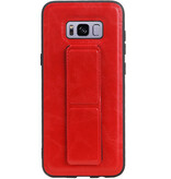 Grip Stand Hardcase Bagcover til Samsung Galaxy S8 Plus Red