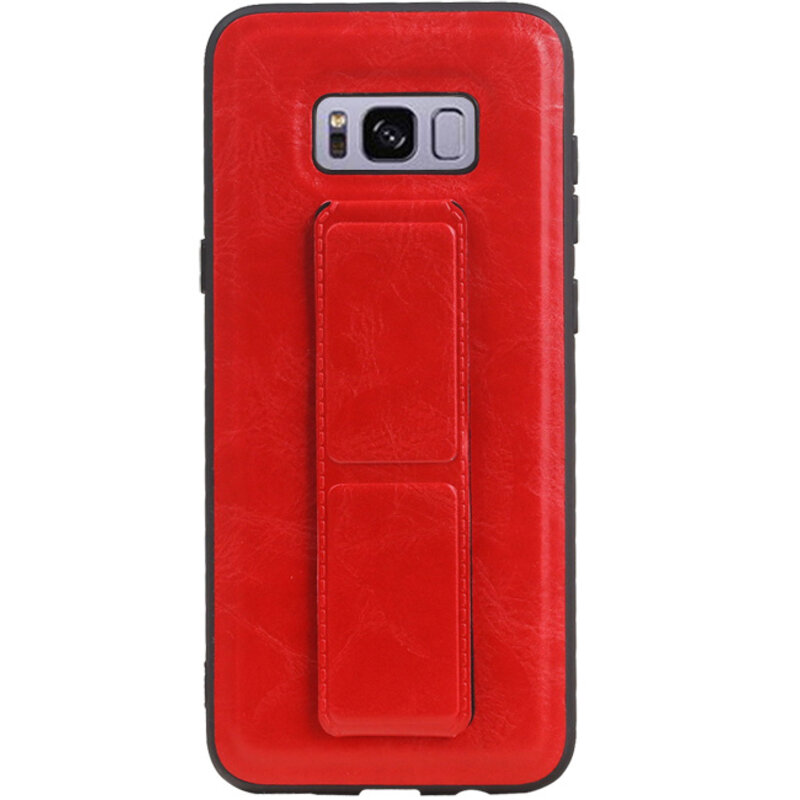 Grip Stand Hardcase Bagcover til Samsung Galaxy S8 Plus Red