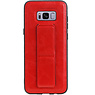 Grip Stand Hardcover Backcover pour Samsung Galaxy S8 Plus rouge