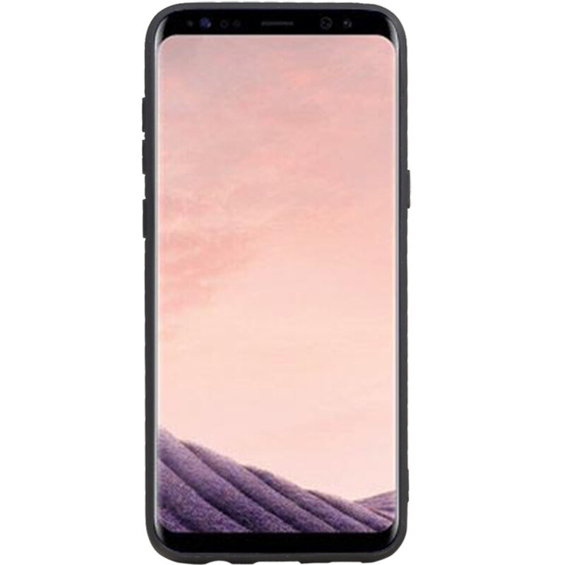 Grip Stand Hardcase Backcover for Samsung Galaxy S8 Plus Brown