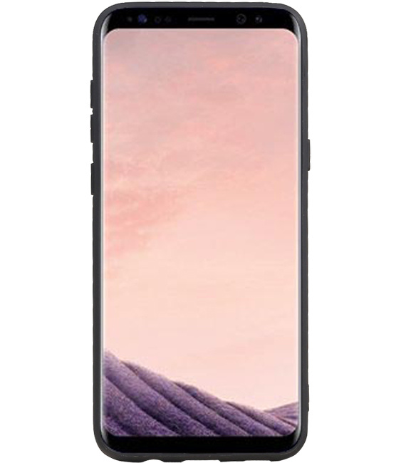 Grip Stand Hardcase Backcover für Samsung Galaxy S8 Plus Braun