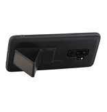 Grip Stand Hardcase Backcover voor Samsung Galaxy S9 Plus Zwart
