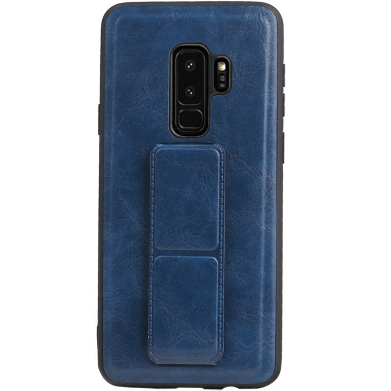 Grip Stand Hardcase Backcover für Samsung Galaxy S9 Plus Blue