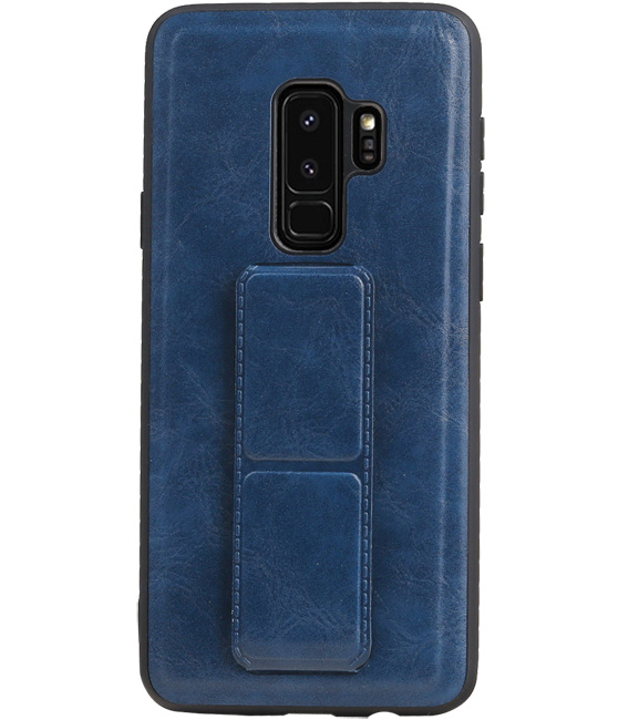 Grip Stand Hardcase Bagcover til Samsung Galaxy S9 Plus Blue