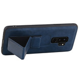 Grip Stand Hardcase Backcover voor Samsung Galaxy S9 Plus Blauw