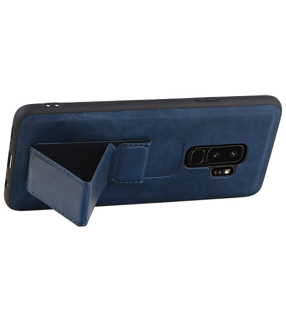 Grip Stand Hardcase Backcover für Samsung Galaxy S9 Plus Blue